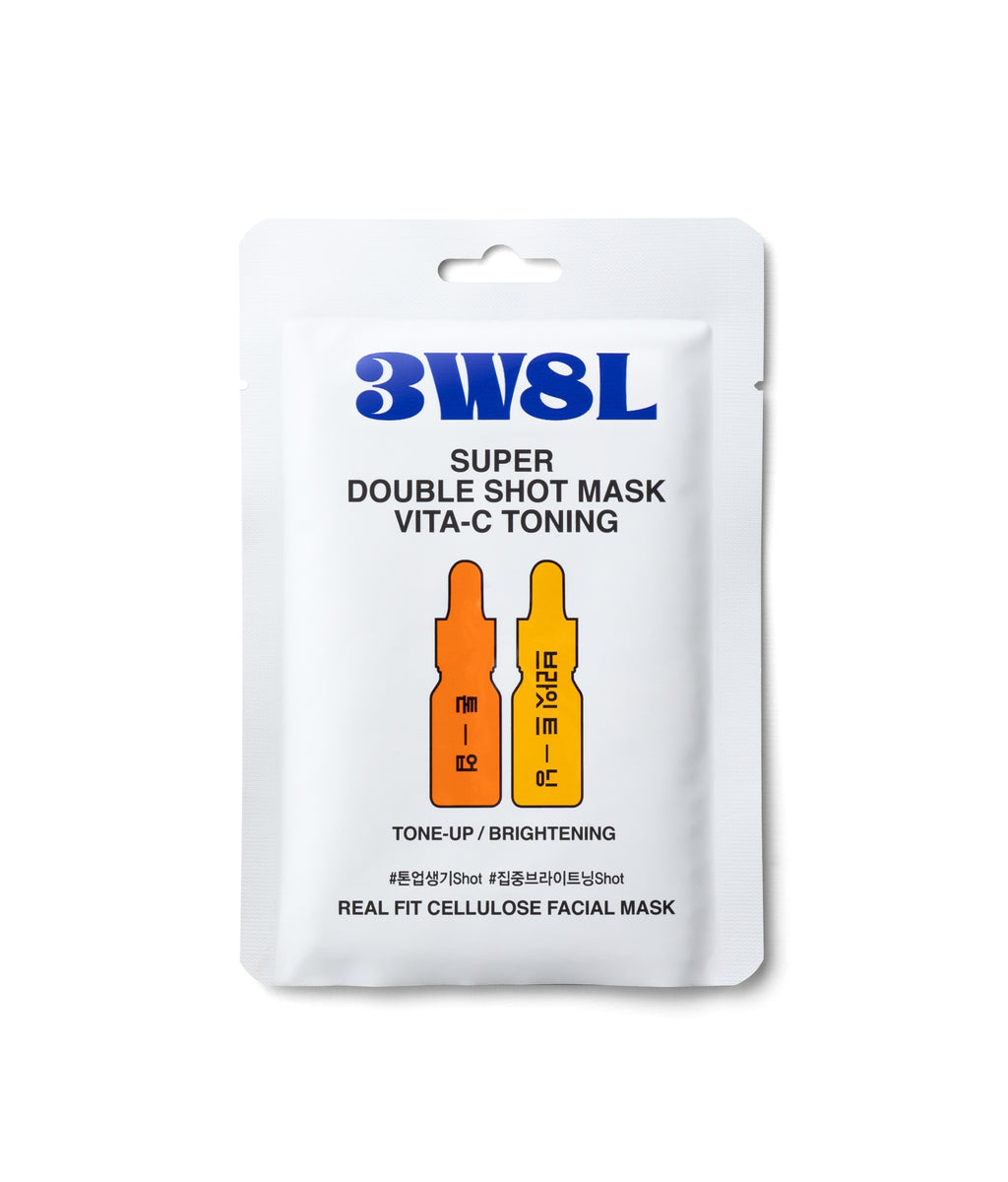 3W8L Super Double Shot Mask Vita‑C Toning