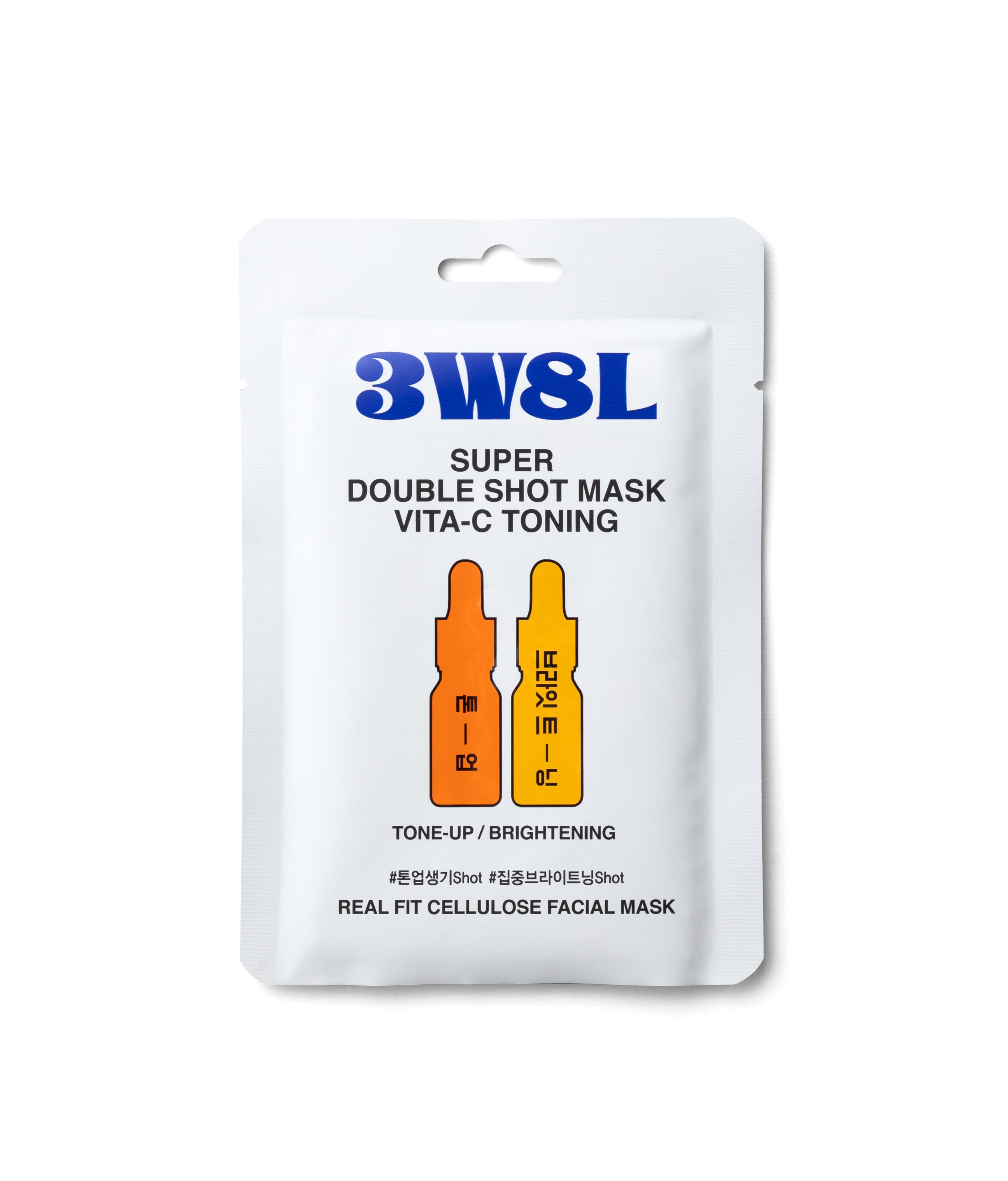 3W8L Super Double Shot Mask Vita‑C Toning