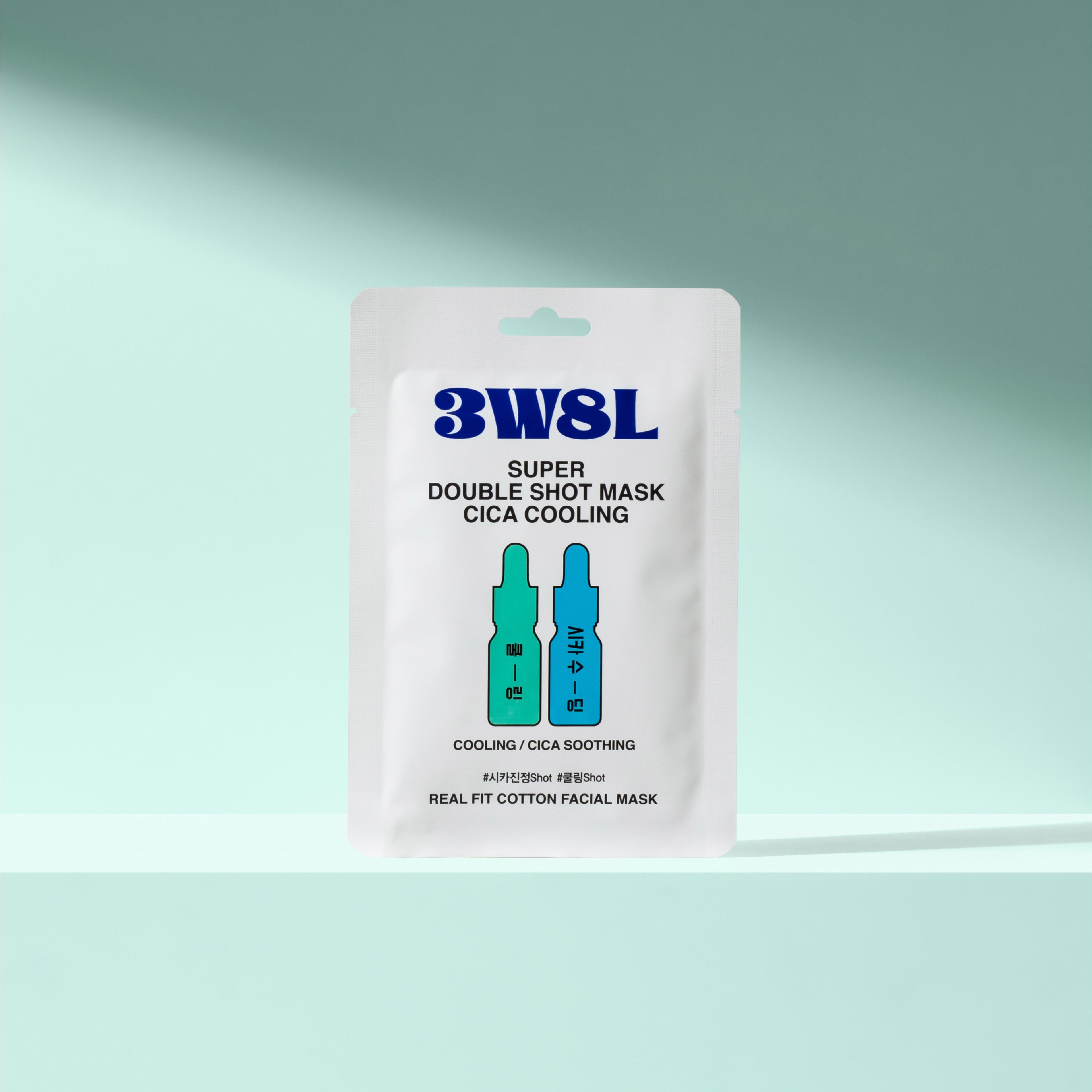 3W8L Super Double Shot Mask Cica Cooling