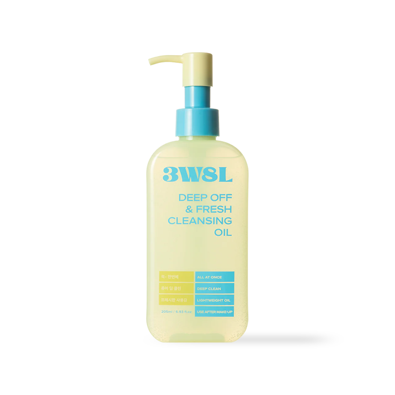 3W8L Deep Off & Fresh Cleansing Oil - 205ml