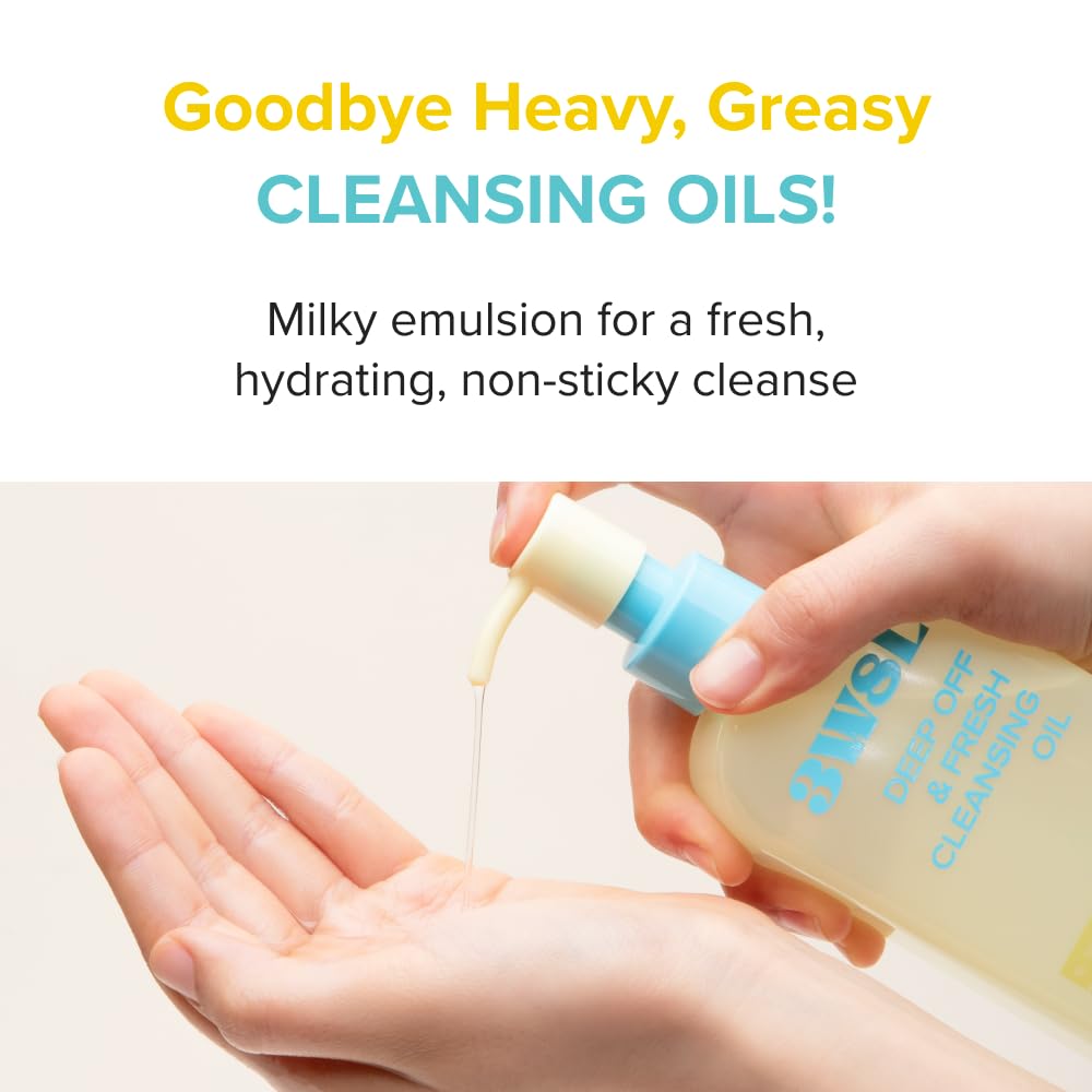 3W8L Deep Off & Fresh Cleansing Oil - 205ml
