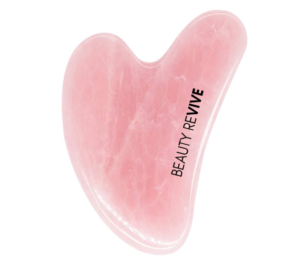 BEAUTY REVIVE Rose Quarts Gua Sha Tool