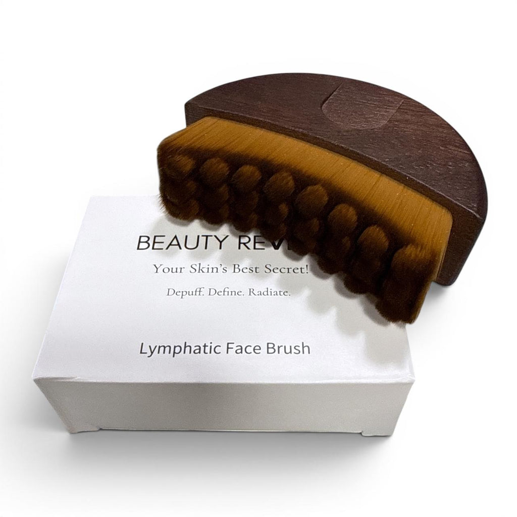 BEAUTY REVIVE Exclusive Wooden Lymphatic Face Brush