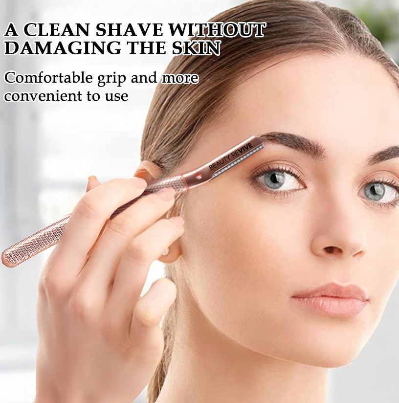 BEAUTY REVIVE Rose Gold Dermaplaning Facial Tool