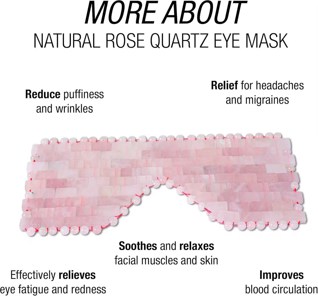 BEAUTY REVIVE Rose Quartz Eye Mask