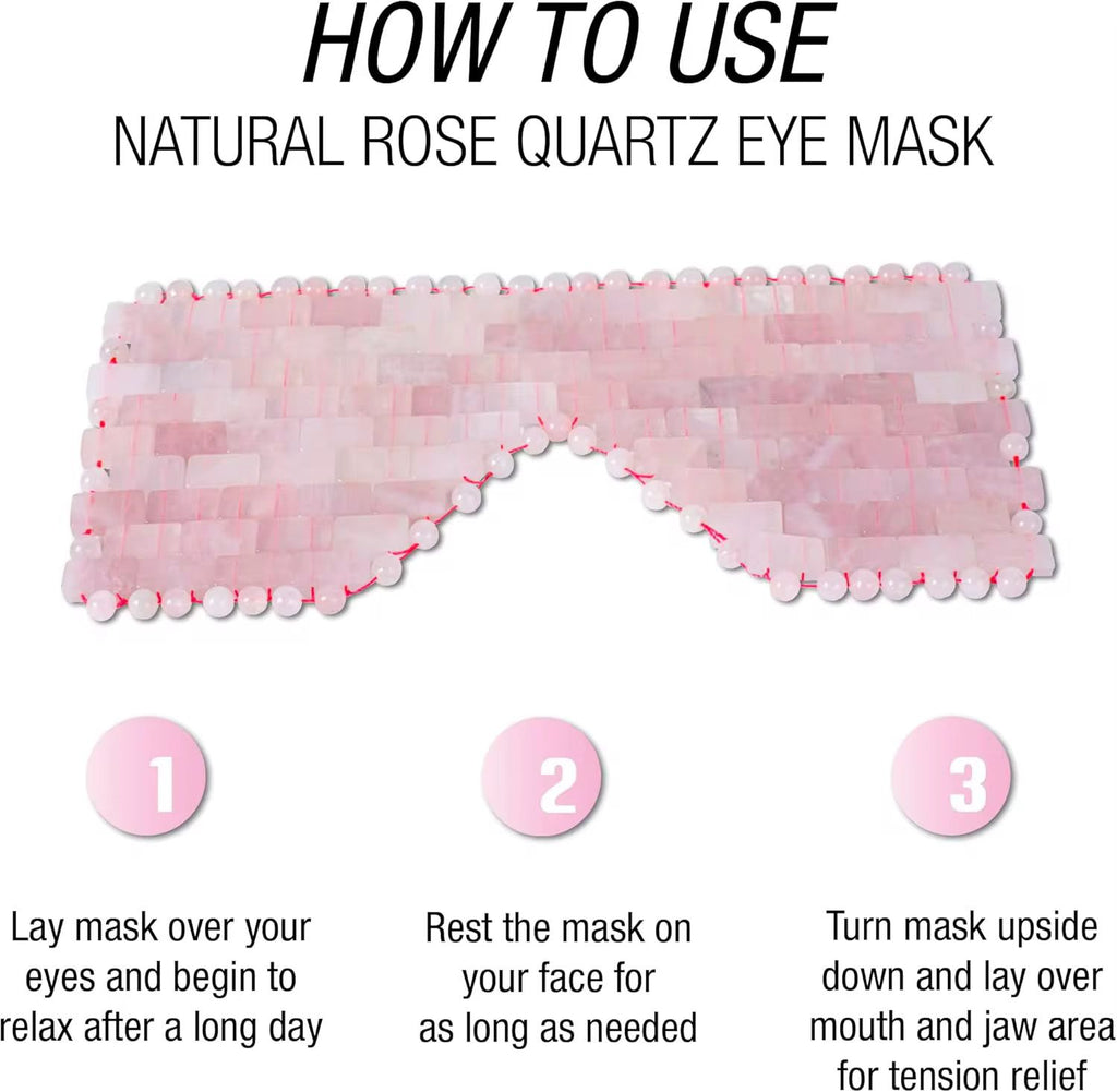 BEAUTY REVIVE Rose Quartz Eye Mask