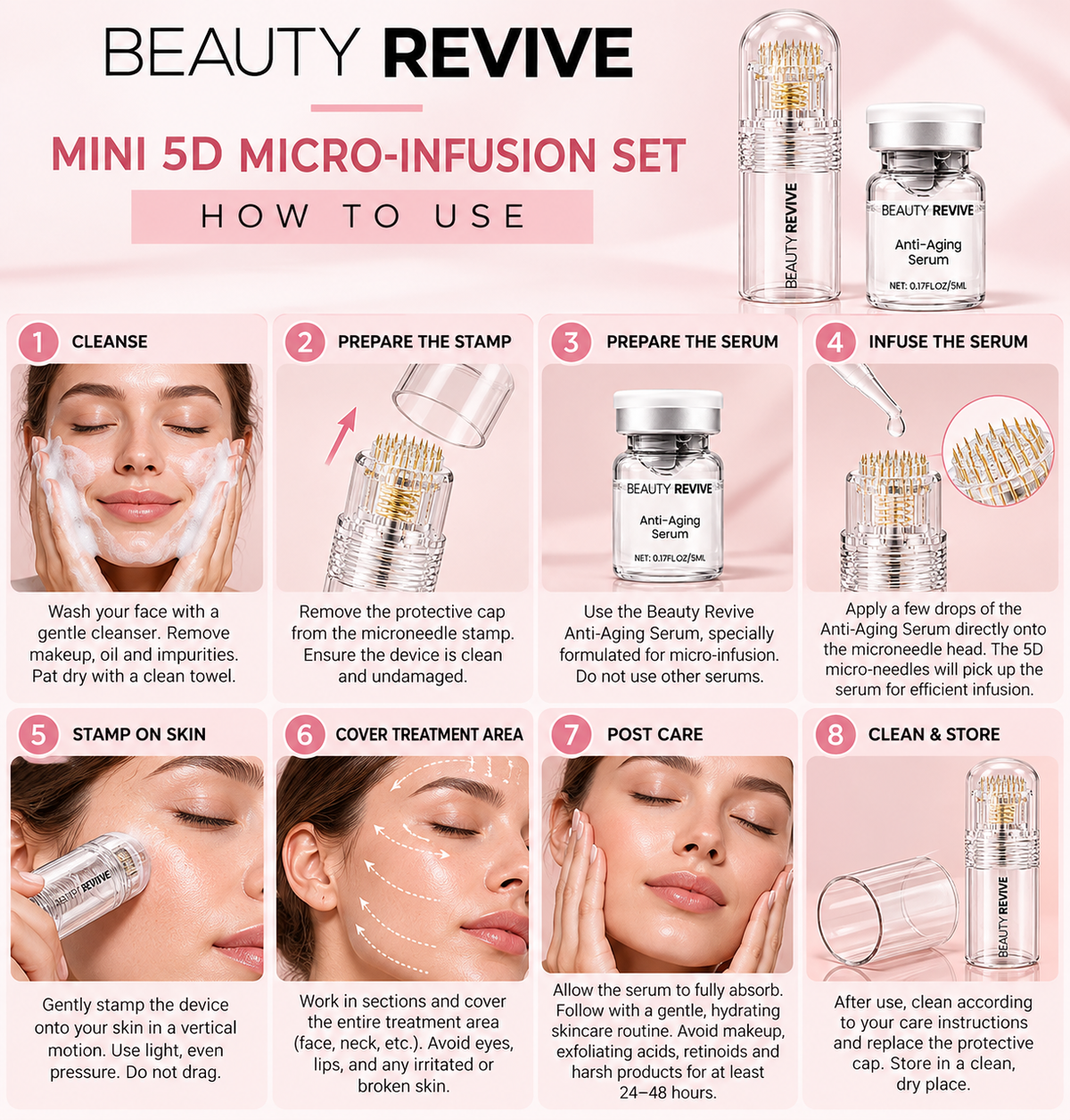 BEAUTY REVIVE 5D Micro-Infusion TRY ME Set