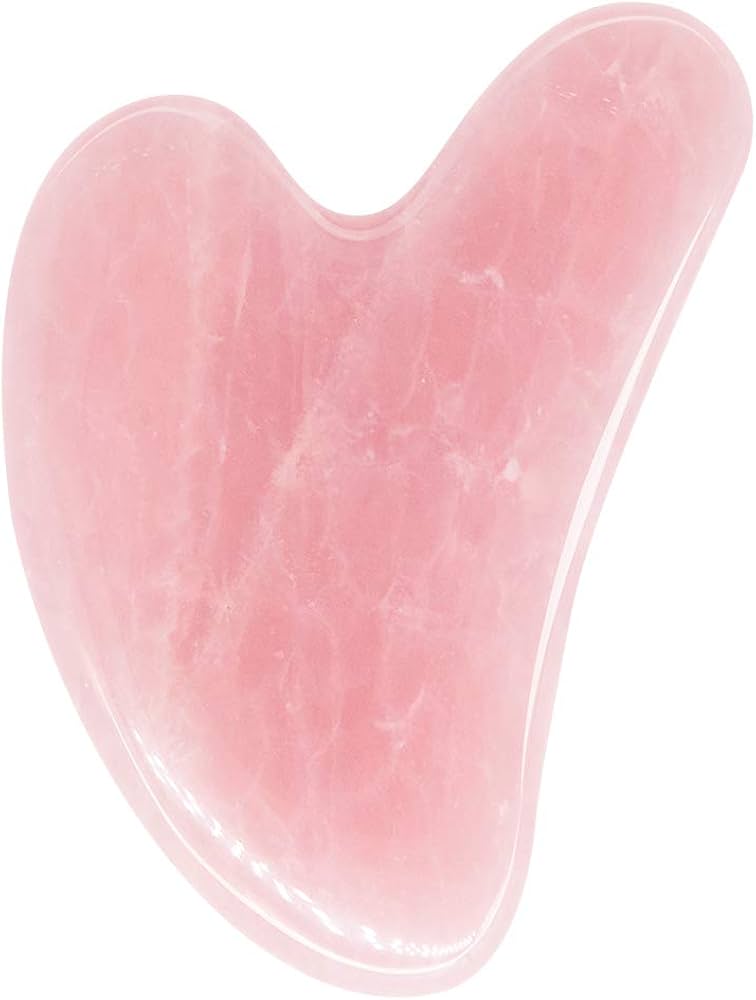 BEAUTY REVIVE Rose Quarts Gua Sha Tool