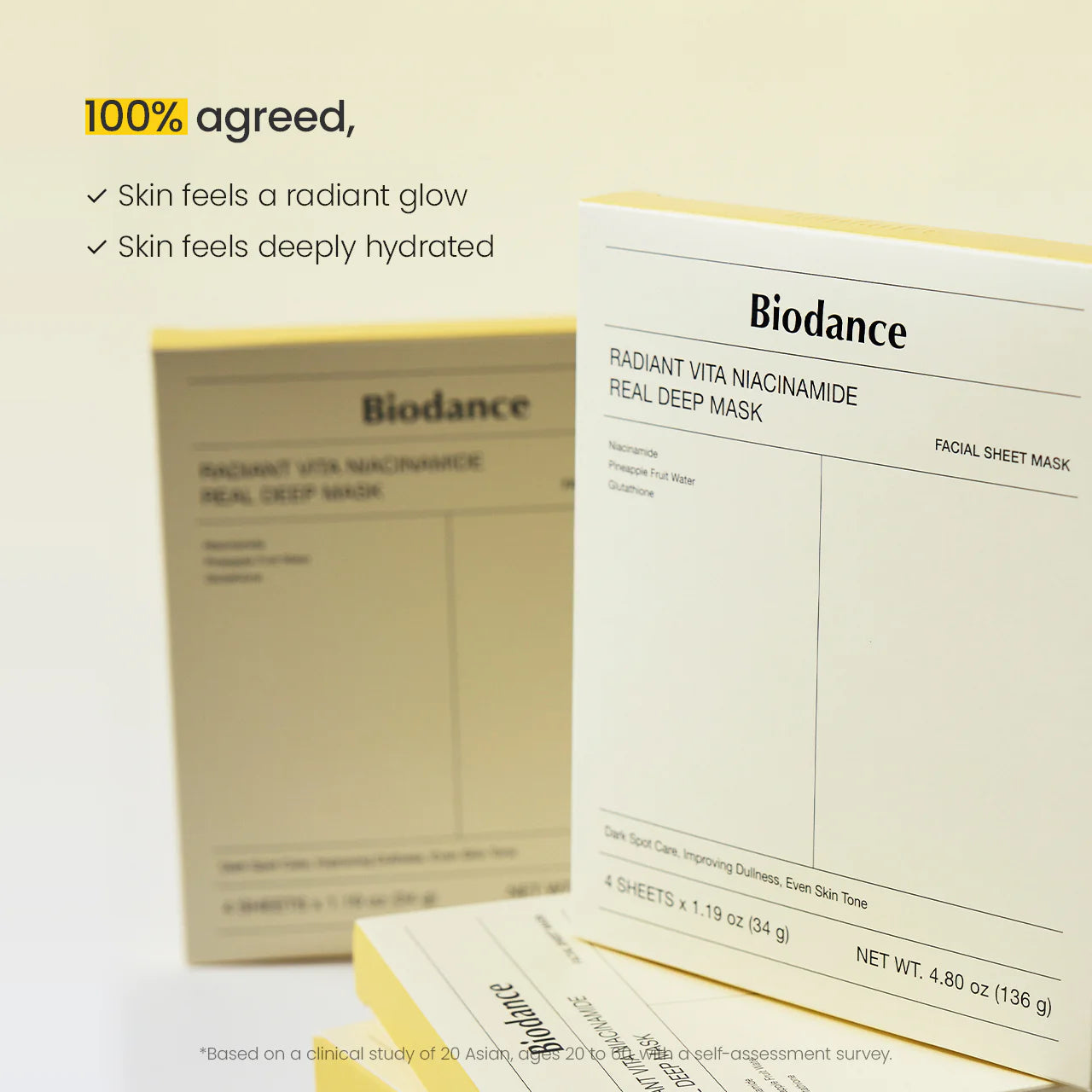Biodance Radiant Vita Niacinamide Real Deep Mask (Single)