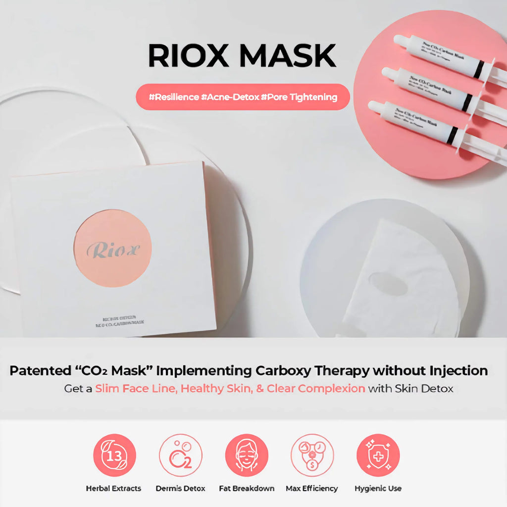 Riox Carboxy therapy mask (5 Treatment per Box)