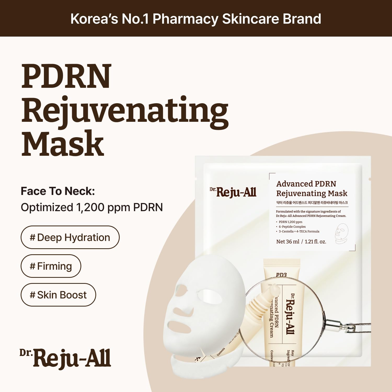 Dr. Reju-all Advanced PDRN Rejuvenating Mask (Single)