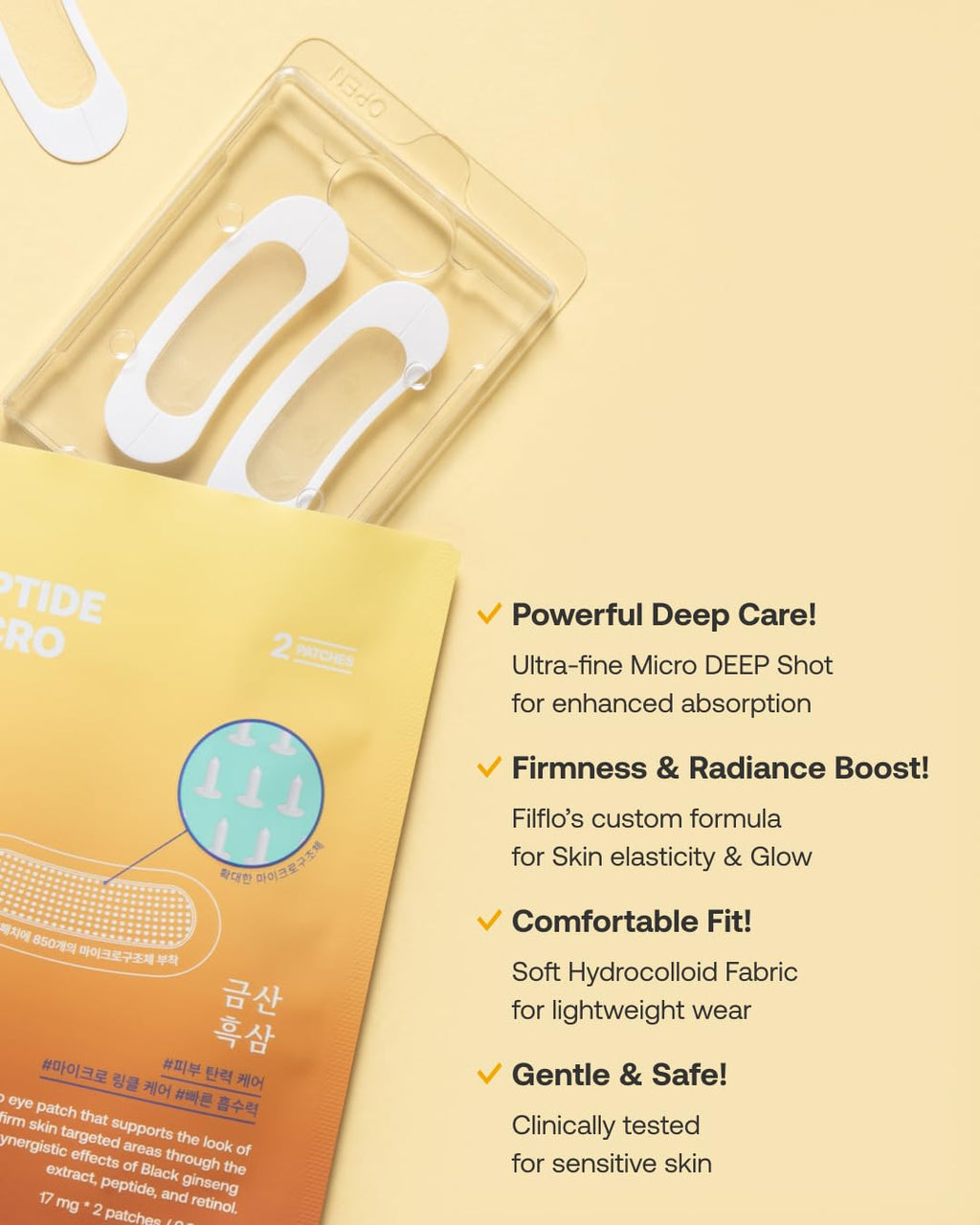 Filflo Peptide Micro Eye Patch