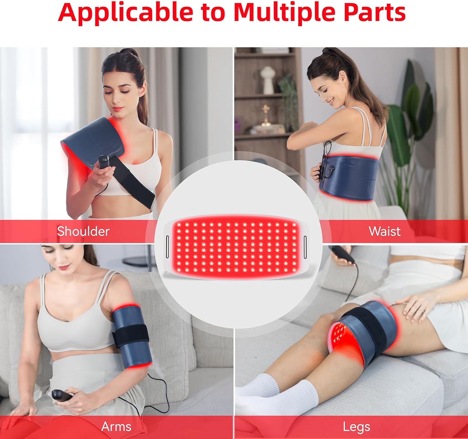 Hello Face 360 LED Chips Red Light Therapy Belt