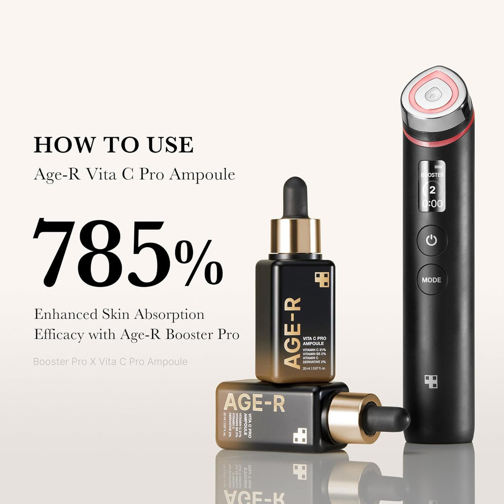 Medicube Age-R Vita C Pro Ampoule 20ml | Brightening Vitamin C Serum for Glowing Skin