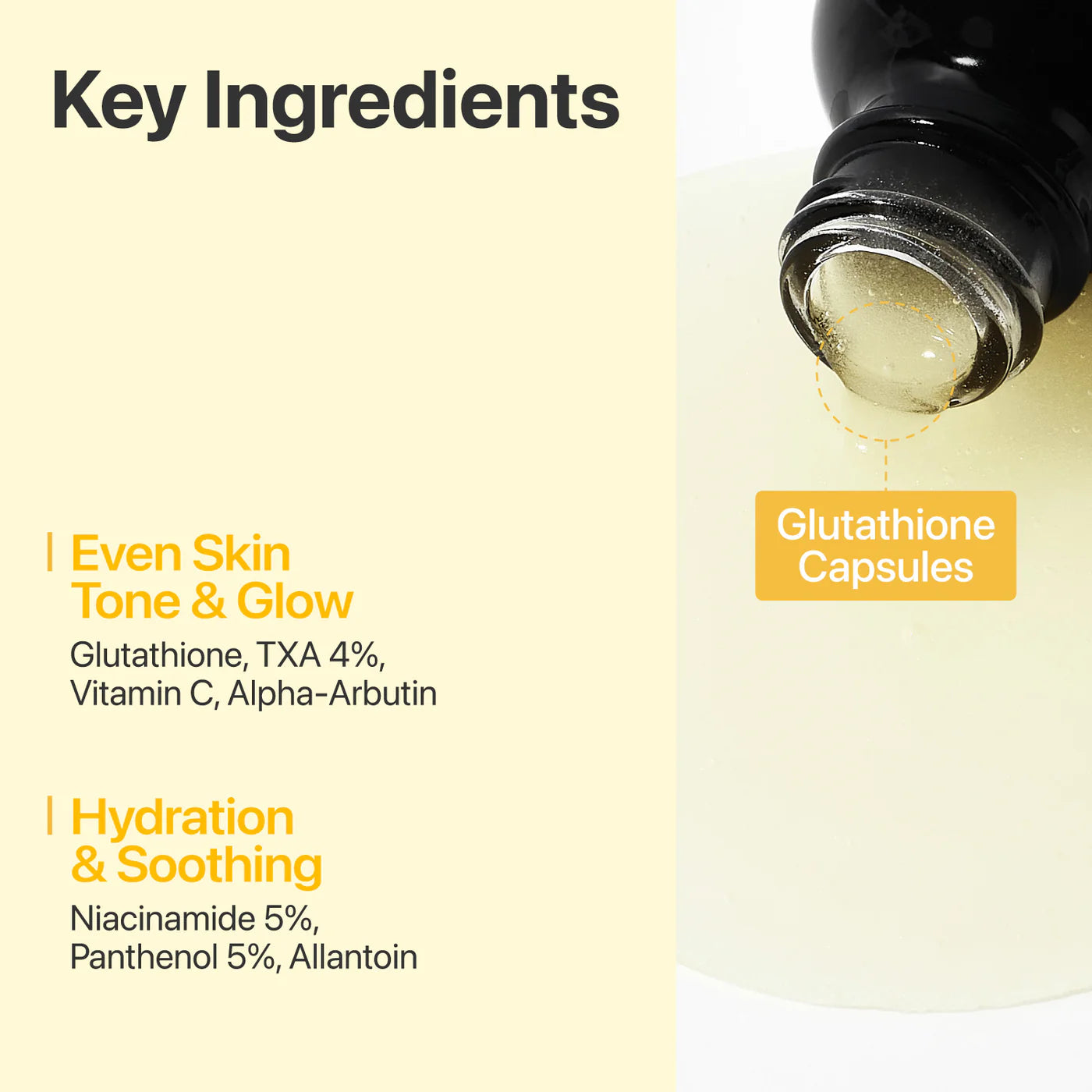 Numbuzin No.5+ Glutathione Vitamin Concentrated Serum | Brightening Glow Serum