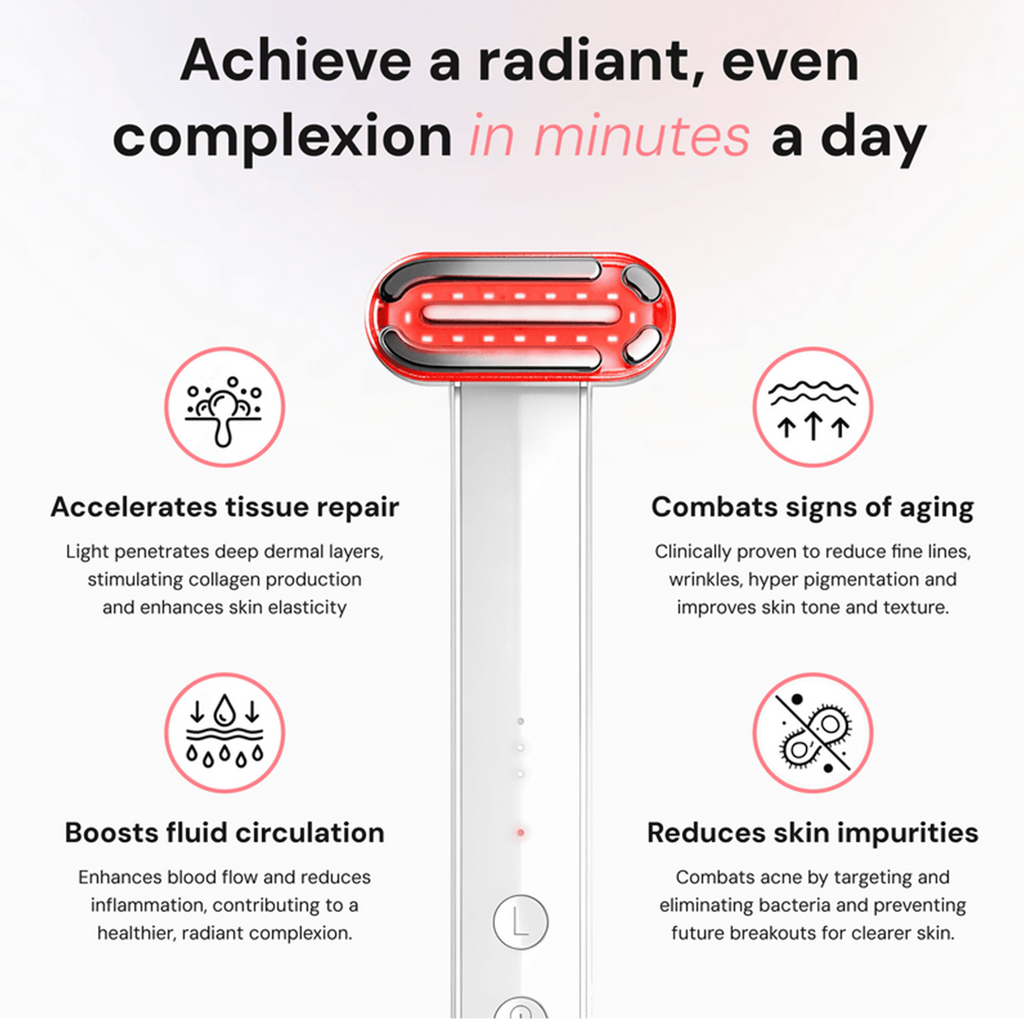BEAUTY REVIVE Red Light Wand – Refresh Lift & Smooth