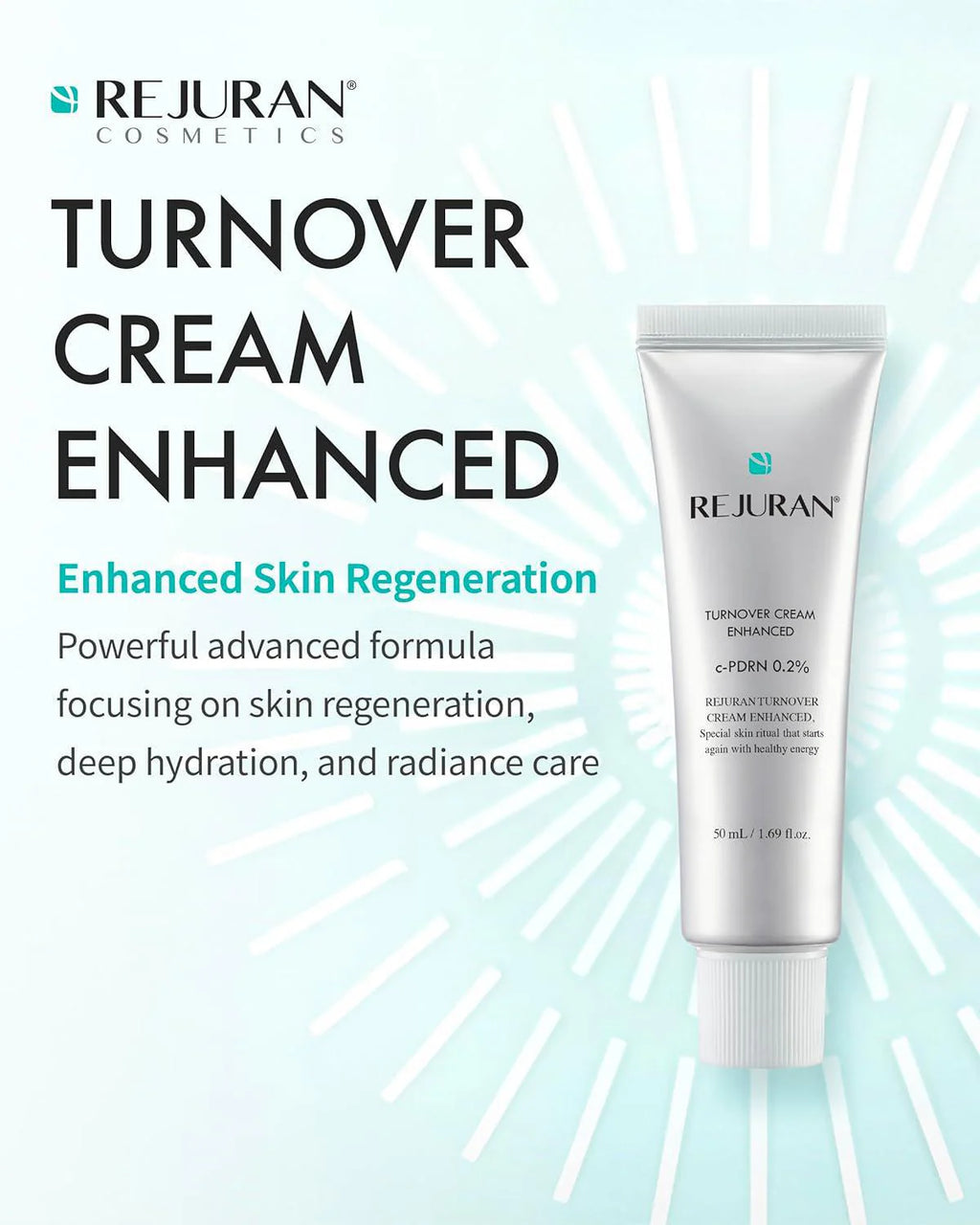 REJURAN Turnover Cream 50ml | Enhanced c-PDRN 0.2%