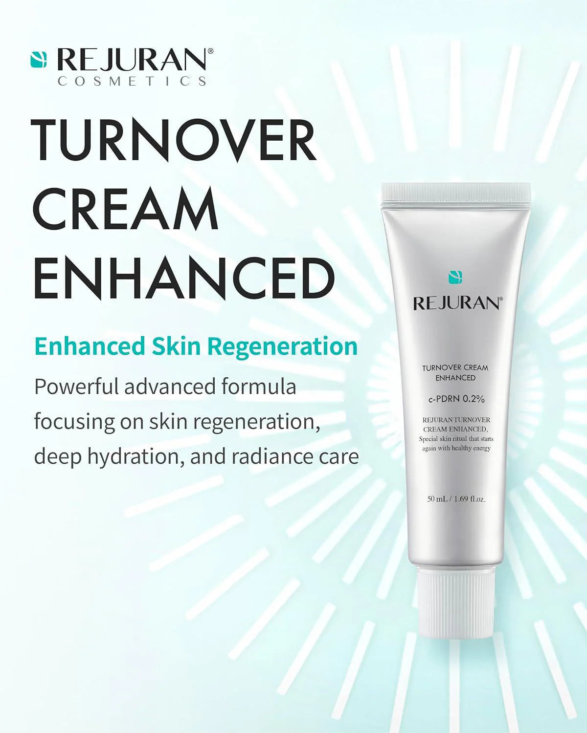 REJURAN Turnover Cream 50ml | Enhanced c-PDRN 0.2%