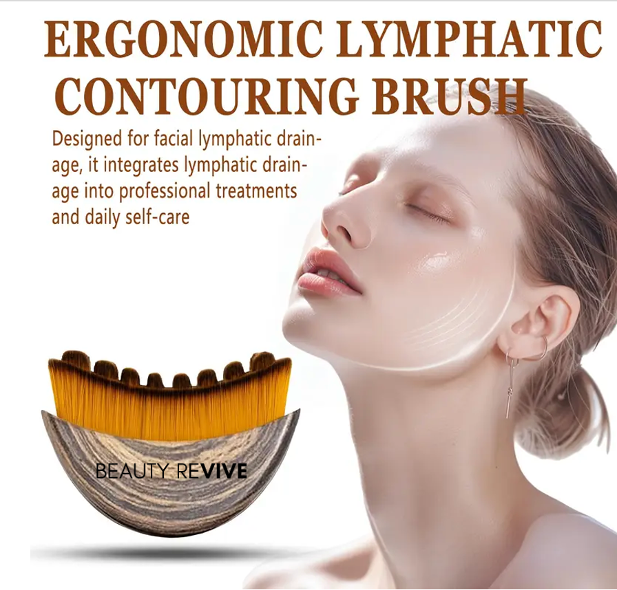 BEAUTY REVIVE Lymphatic Contour Face Massage Brush