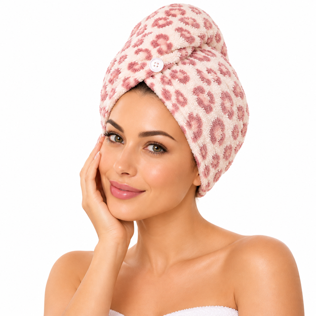BEAUTY REVIVE Turban Hair Towel Wraps