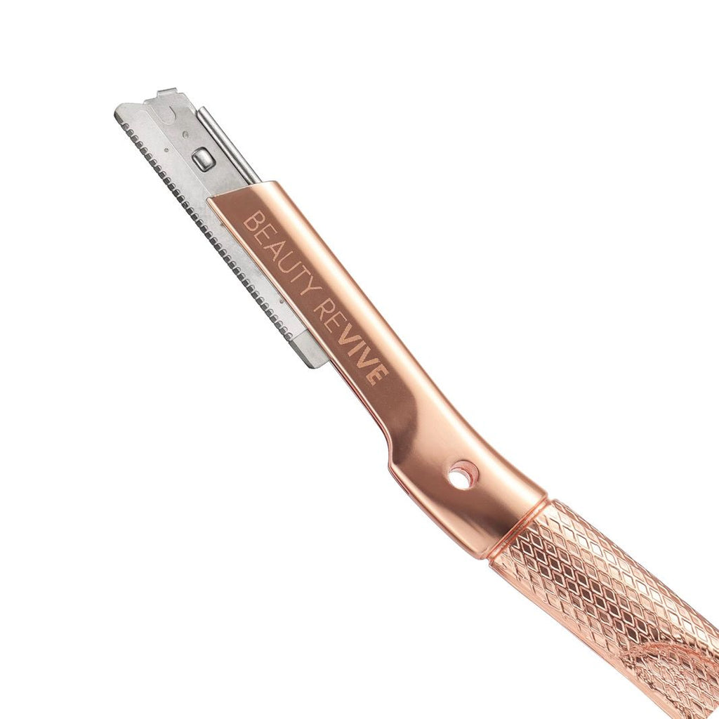 BEAUTY REVIVE Rose Gold Dermaplaning Facial Tool