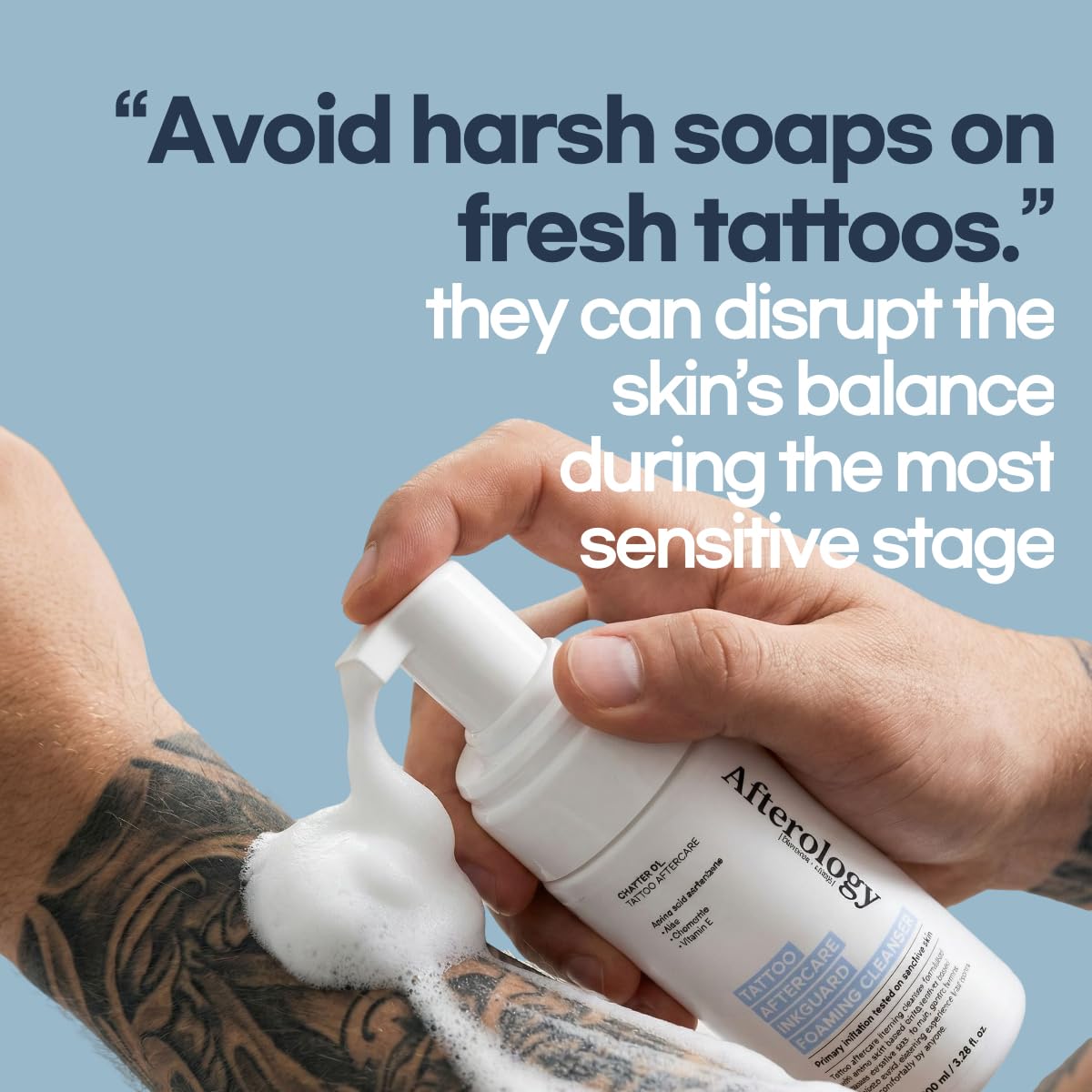Afterology Tattoo Foam Cleanser 100ml